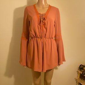 Women’s Trac Romper Long Sleeve